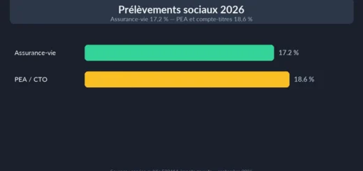 Assurance vie 2026 — prélèvements sociaux restés à 17,2 %